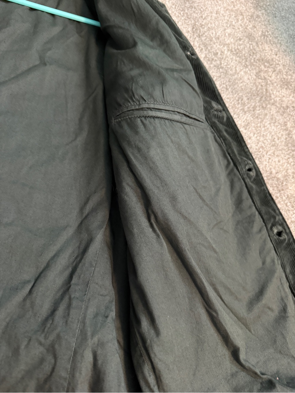 Men’s Ralph Lauren Polo Green Corduroy Button Jacket - Picture 4 of 15